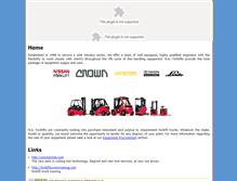 Tablet Screenshot of naforklifts.co.uk